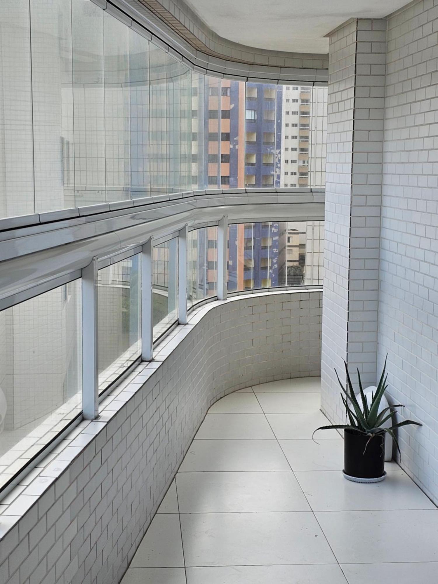 Apartamento Com Vista Ao Mar Praia Grande  Bagian luar foto