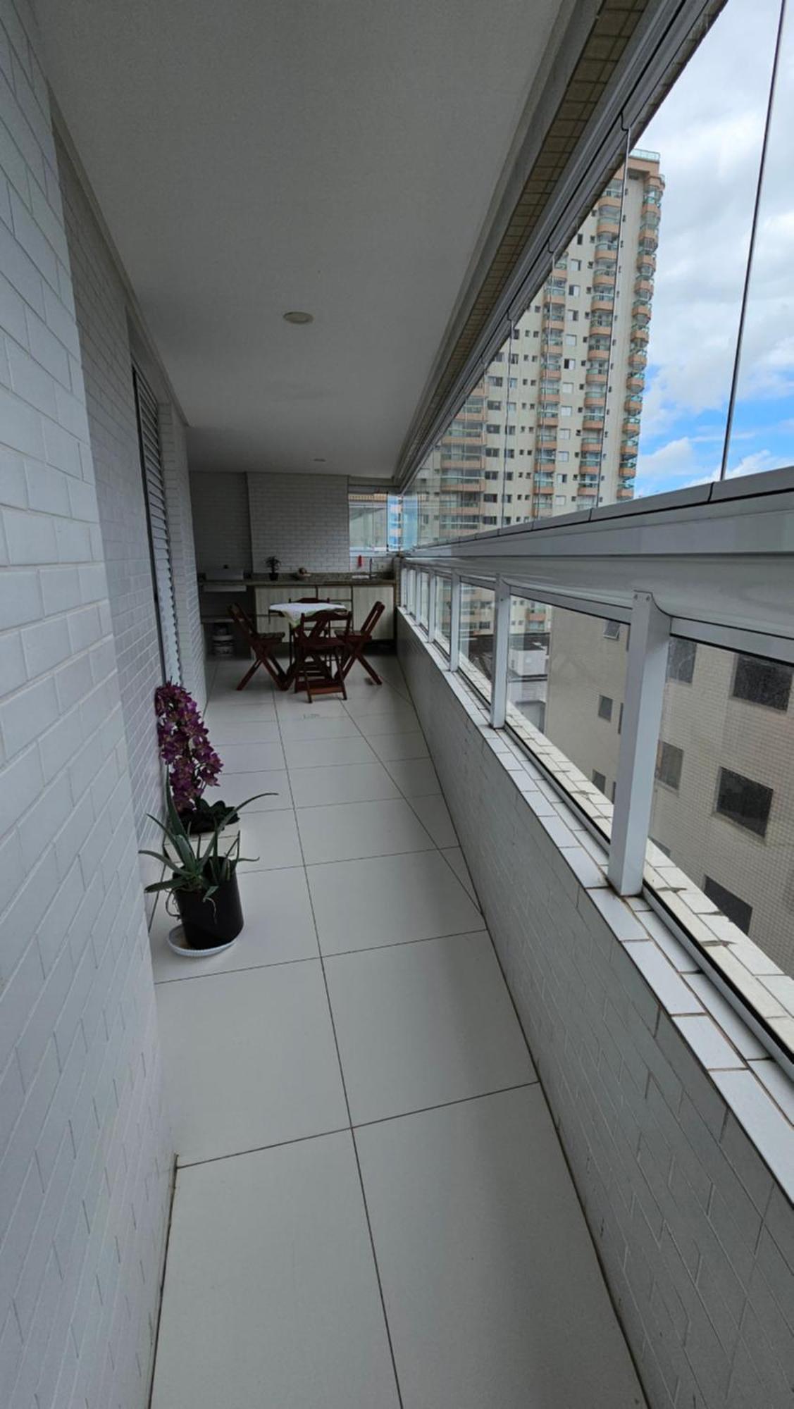 Apartamento Com Vista Ao Mar Praia Grande  Bagian luar foto